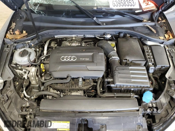 2017 Audi A3 Sedan Premium Plus with VIN WAUJ8GFF1H1014669, listed as a Copart auction lot 63958353 with 71,243 mi miles. Bid and sale history available at carsss.com. Image 11.