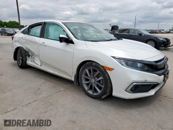 2019 Honda Civic EX z VIN 19XFC1F39KE011159, wystawiony jako Copart lot #58637645 z przebiegiem 42 939 mil mil oraz Szkoda całkowita • Salvage title. Historia ofert i sprzedaży dostępna na DreamBid. Obrazek 4.