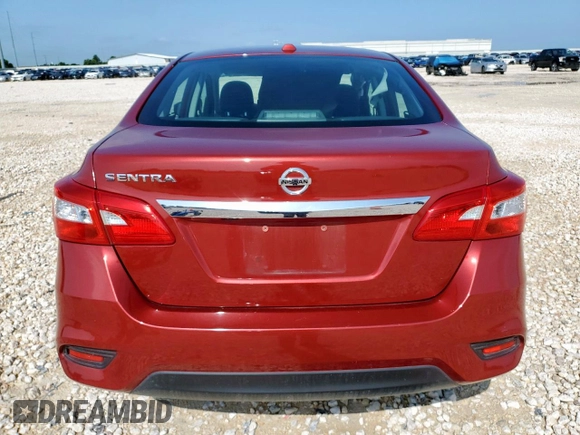 2017 Nissan Sentra SV with VIN 3N1AB7AP2HL663543, listed as a Copart auction lot 60820755 with 112,747 mi miles and Salvage title. Bid and sale history available at DreamBid. Image 6.