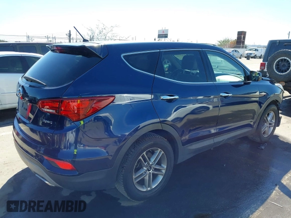 2018 Hyundai Santa Fe Sport 2.4L with VIN 5XYZT3LB6JG572327, listed as a IAAI auction lot 41819318 with 60,539 mi miles. Bid and sale history available at carsss.com. Image 4.