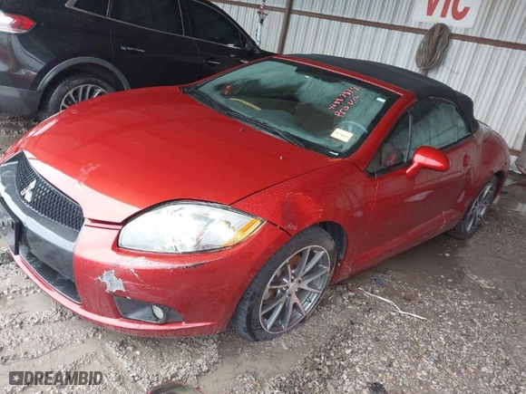 2012 Mitsubishi Eclipse GS Sport with VIN 4A37L2EF6CE003004, listed as a IAAI auction lot 40887814 with 117707 miles. Bid and sale history available at carsss.com. Image 2.