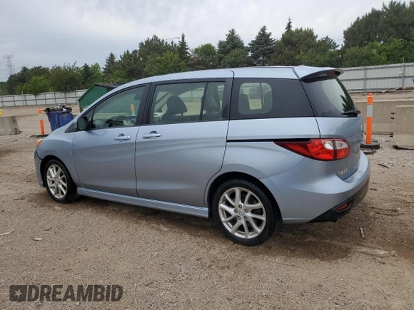 2012 Mazda 5 Grand Touring with VIN JM1CW2DL8C0131855, listed as a Copart auction lot 61757365 with 135,672 mi miles and Salvage title. Bid and sale history available at DreamBid. Image 2.