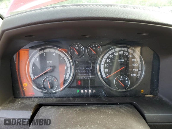 2009 Dodge 1500 TRX with VIN 1D3HB13T39S710933, listed as a Copart auction lot 59275285 with 237,955 mi miles and Salvage title. Bid and sale history available at DreamBid. Image 9.