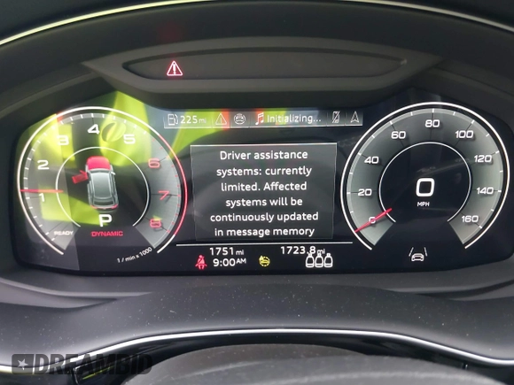 2024 Audi Q8 Premium with VIN WA1AVBF13RD001693, listed as a IAAI auction lot 41461914 with 1,751 mi miles and . Bid and sale history available at DreamBid. Image 7.