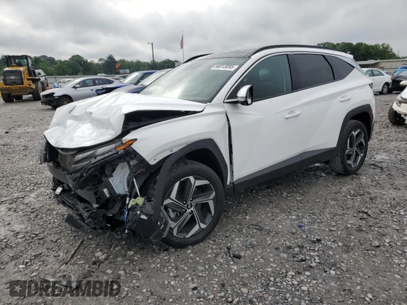 2023 Hyundai Tucson Limited with VIN 5NMJECAEXPH201688, listed as a Copart auction lot 56013095 with 36,018 mi miles and Salvage title. Bid and sale history available at DreamBid. Image 1.