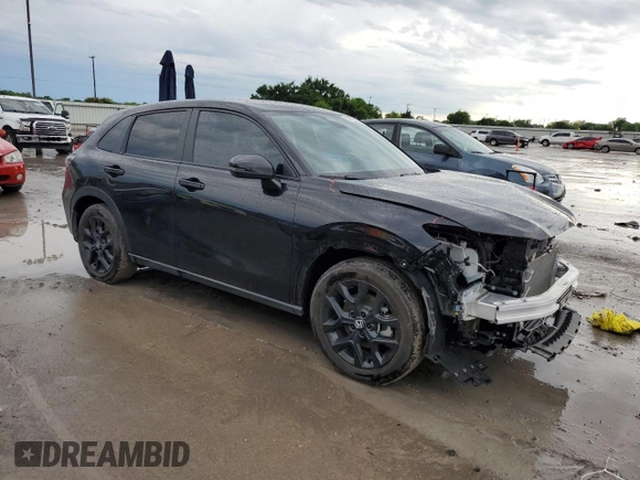 2024 Honda HR-V Sport z VIN 3CZRZ1H53RM727351, wystawiony jako Copart lot #54779855 z przebiegiem 18 855 mil mil oraz Szkoda całkowita • Salvage title. Historia ofert i sprzedaży dostępna na DreamBid. Obrazek 4.