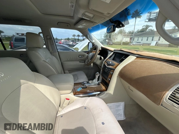 2011 Infiniti QX56 7-passenger with VIN JN8AZ2NF5B9501407, listed as a Copart auction lot 54362915 with 169,663 mi miles and Clean Title. Bid and sale history available at carsss.com. Image 5.