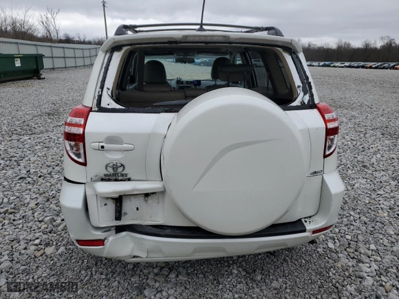 2011 Toyota RAV4 Ltd with VIN 2T3DF4DV0BW083201, listed as a Copart auction lot 51041595 with 105,370 mi miles and Salvage Title. Bid and sale history available at carsss.com. Image 6.