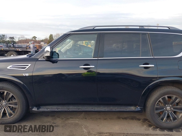 2019 Nissan Armada Platinum with VIN JN8AY2NE2K9759121, listed as a IAAI auction lot 41115008 with 89,991 mi miles. Bid and sale history available at carsss.com. Image 15.