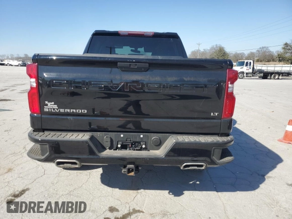 2021 Chevrolet Silverado 1500 LT Trail Boss with VIN 1GCPYFEDXMZ342045, listed as a Copart auction lot 48592785 with 51,789 mi miles and Salvage Title. Bid and sale history available at DreamBid. Image 6.