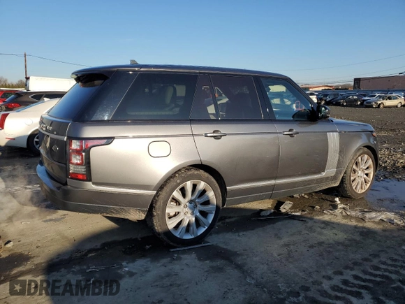 2016 Land Rover Range Rover Supercharged z VIN SALGS2EF1GA317073, wystawiony jako Copart lot #86281434 z przebiegiem 35 514 mil mil oraz Szkoda całkowita • Salvage title. Historia ofert i sprzedaży dostępna na DreamBid. Obrazek 3.