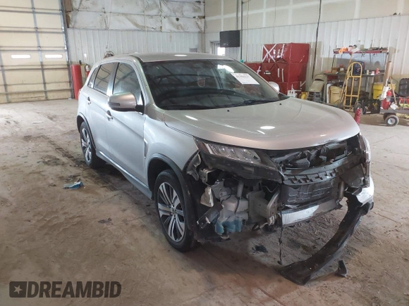 2020 Mitsubishi Outlander Sport SE 2.0 with VIN JA4AP4AU0LU029501, listed as a IAAI auction lot 41394227 with 88,417 mi miles. Bid and sale history available at carsss.com. Image 1.