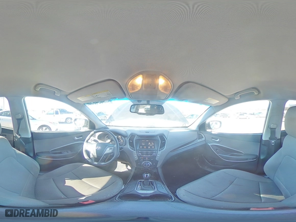 2017 Hyundai Santa Fe Sport 2.4L with VIN 5XYZU3LB7HG384777, listed as a Copart auction lot 48434955 with NaN miles and Salvage Title. Bid and sale history available at carsss.com. Image 14.