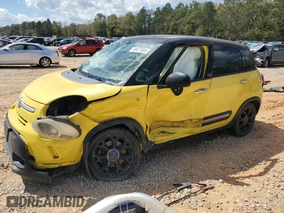 2015 FIAT 500L Urbana Trekking z VIN ZFBCFADH9FZ036729, wystawiony jako Copart lot #49471885 z przebiegiem 103 394 mil mil oraz Szkoda całkowita • Salvage title. Historia ofert i sprzedaży dostępna na DreamBid. Obrazek 1.