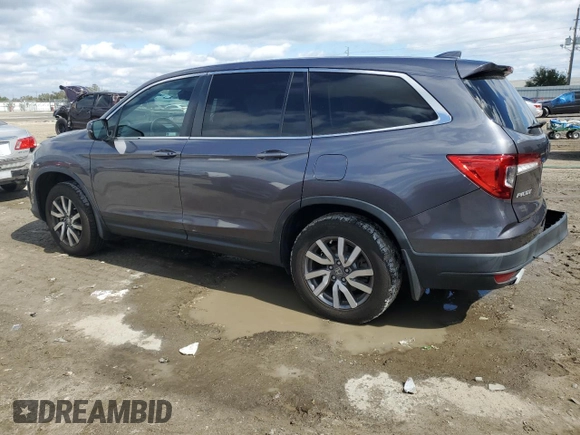 2021 Honda Pilot EX-L z VIN 5FNYF6H58MB052178, wystawiony jako Copart lot #46274875 z przebiegiem 52 104 mil mil oraz Nie do naprawy • Non repairable. Historia ofert i sprzedaży dostępna na DreamBid. Obrazek 2.