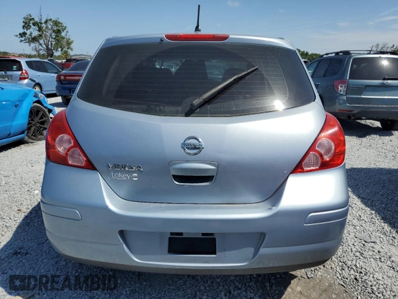 2009 Nissan Versa 1.8 S with VIN 3N1BC13E49L482262, listed as a Copart auction lot 54527245 with 88,633 mi miles and Salvage Title. Bid and sale history available at carsss.com. Image 6.