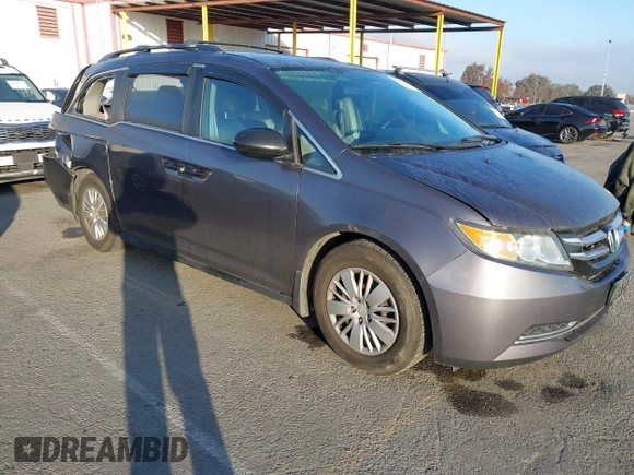 2015 Honda Odyssey LX с VIN 5FNRL5H27FB068761, выставлен на аукционе IAAI как лот 41479420 с пробегом 84 532 миль миль и . История ставок и продаж доступна на DreamBid. Изображение 1.