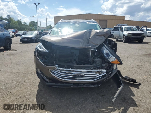2019 Ford Edge SEL z VIN 2FMPK3J98KBB59420, wystawiony jako Copart lot #55733465 z przebiegiem 55 132 mil mil oraz Szkoda całkowita • Salvage title. Historia ofert i sprzedaży dostępna na DreamBid. Obrazek 5.