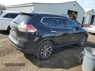2015 Nissan Rogue SL with VIN 5N1AT2MVXFC790892, listed as a Copart auction lot 49582145 with 241,718 mi miles and Salvage Title. Bid and sale history available at carsss.com. Image 3.