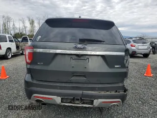 2016 Ford Explorer XLT with VIN 1FM5K8D82GGA21167, listed as a Copart auction lot 52586735 with 114,724 mi miles and Salvage Title. Bid and sale history available at DreamBid. Image 6.
