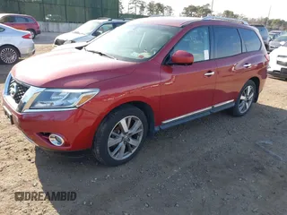 2013 Nissan Pathfinder SV with VIN 5N1AR2MM2DC612509, listed as a IAAI auction lot 40997193 with 999,999 mi miles. Bid and sale history available at carsss.com. Image 2.