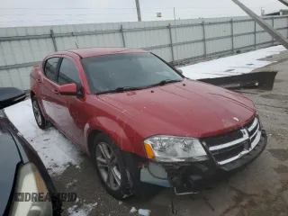 2012 Dodge Avenger SXT Plus with VIN 1C3CDZEG1CN116654, listed as a Copart auction lot 46217135 with Not Provided miles and Salvage Title. Bid and sale history available at carsss.com. Image 4.