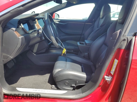 2018 Tesla Model S 75D with VIN 5YJSA1E20JF297943, listed as a Copart auction lot 52164325 with 46,051 mi miles and Salvage title. Bid and sale history available at DreamBid. Image 7.