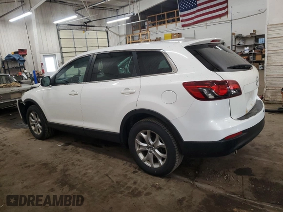 2015 Mazda CX-9 Sport with VIN JM3TB2BV9F0458308, listed as a Copart auction lot 53378565 with 176,095 mi miles and Salvage Title. Bid and sale history available at carsss.com. Image 2.