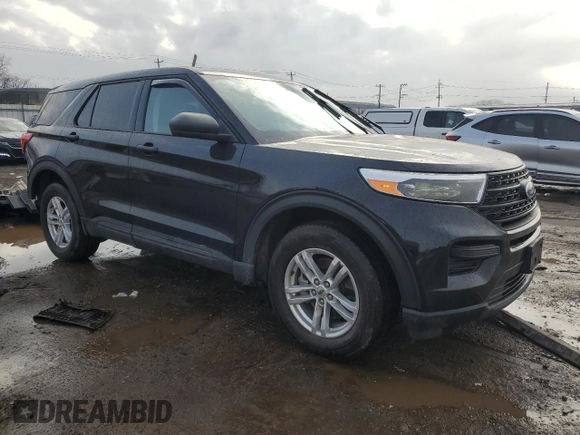 2022 Ford Explorer with VIN 1FMSK8BH7NGB79670, listed as a Copart auction lot 49423615 with 30,559 mi miles and Salvage title. Bid and sale history available at DreamBid. Image 4.