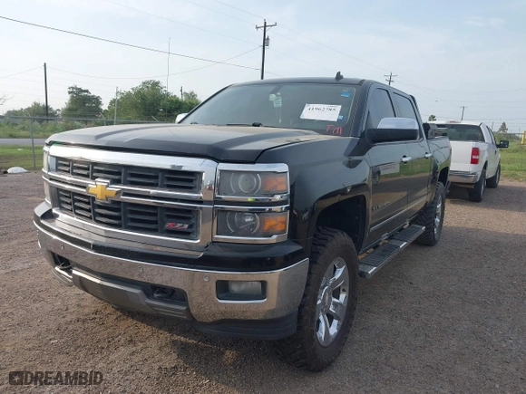 2014 Chevrolet Silverado 1500 LTZ with VIN 3GCUKSECXEG229900, listed as a IAAI auction lot 41962785 with 156,984 mi miles. Bid and sale history available at carsss.com. Image 6.