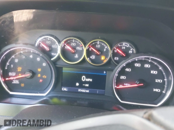 2020 Chevrolet Silverado 1500 LT with VIN 3GCPWCED6LG186606, listed as a IAAI auction lot 41370483 with 97,432 mi miles. Bid and sale history available at carsss.com. Image 7.