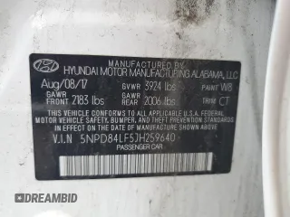 2018 Hyundai Elantra SEL z VIN 5NPD84LF5JH259640, wystawiony jako Copart lot #56842695 z przebiegiem 72 159 mil mil oraz Szkoda całkowita • Salvage title. Historia ofert i sprzedaży dostępna na DreamBid. Obrazek 12.