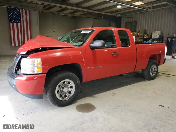 2008 Chevrolet Silverado 1500 Work Truck with VIN 1GCEC19XX8Z178122, listed as a Copart auction lot 49878925 with 63,585 mi miles and Salvage Title. Bid and sale history available at carsss.com. Image 1.