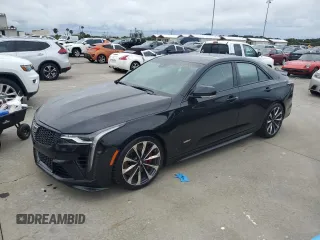 2023 Cadillac CT4-V Blackwing with VIN 1G6DL5RP9P0460034, listed as a Copart auction lot 74655204 with Not Provided miles and Salvage Title. Bid and sale history available at DreamBid. Image 1.