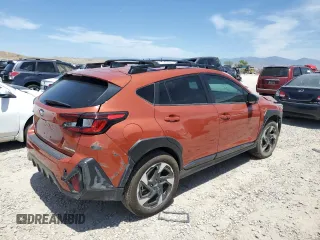 2024 Subaru Crosstrek Limited с VIN 4S4GUHN69R3748770, выставлен на аукционе Copart как лот 59173655 с пробегом 9 049 миль миль и Списание • Salvage title. История ставок и продаж доступна на DreamBid. Изображение 3.