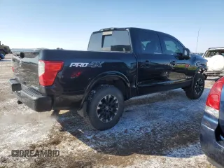 2017 Nissan Titan SV with VIN 1N6AA1E58HN554233, listed as a Copart auction lot 45388595 with 83,813 mi miles and Salvage Title. Bid and sale history available at DreamBid. Image 3.