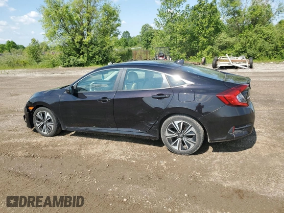 2016 Honda Civic EX-L z VIN 19XFC1F70GE002599, wystawiony jako Copart lot #60424185 z przebiegiem 113 707 mil mil oraz Szkoda całkowita • Salvage title. Historia ofert i sprzedaży dostępna na DreamBid. Obrazek 2.
