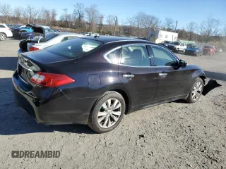 2011 Infiniti M37 with VIN JN1BY1AR8BM373693, listed as a Copart auction lot 80123764 with 92,075 mi miles and Salvage Title. Bid and sale history available at carsss.com. Image 3.