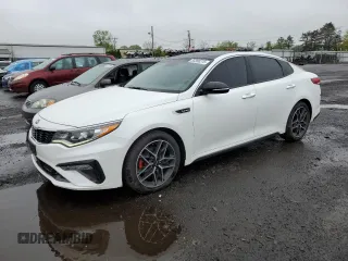 2019 Kia Optima SX with VIN 5XXGW4L24KG378731, listed as a Copart auction lot 55356275 with 66,824 mi miles and Salvage title. Bid and sale history available at DreamBid. Image 1.