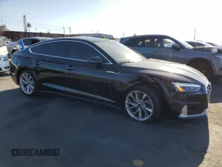 2022 Audi A5 Sportback Premium Plus with VIN WAUCBCF58NA003707, listed as a Copart auction lot 60572813 with 19,872 mi miles. Bid and sale history available at carsss.com. Image 4.
