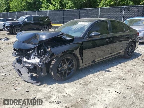 2025 Honda Civic Sport z VIN 2HGFE2F59SH524306, wystawiony jako Copart lot #57432025 z przebiegiem 8 539 mil mil oraz Szkoda całkowita • Salvage title. Historia ofert i sprzedaży dostępna na DreamBid. Obrazek 1.