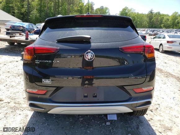 2020 Buick Encore GX Essence with VIN KL4MMGSL6LB076654, listed as a Copart auction lot 52383184 with 41,851 mi miles and Salvage Title. Bid and sale history available at carsss.com. Image 6.