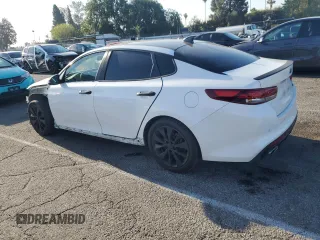 2016 Kia Optima SXL Turbo with VIN 5XXGV4L28GG043868, listed as a Copart auction lot 50427905 with 93,452 mi miles and Salvage title. Bid and sale history available at DreamBid. Image 2.