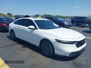 2024 Honda Accord EX-L with VIN 1HGCY2F68RA052031, listed as a IAAI auction lot 42279362 with 15,322 mi miles and . Bid and sale history available at DreamBid. Image 1.