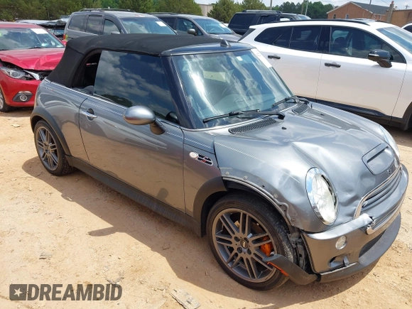 2006 MINI Convertible S with VIN WMWRH33516TF89141, listed as a IAAI auction lot 42273093 with 174,772 mi miles and . Bid and sale history available at DreamBid. Image 1.