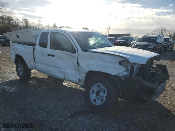 2021 Toyota Tacoma 2WD SR with VIN 3TYRX5GN9MT025780, listed as a Copart auction lot 48415165 with 0 mi miles and Salvage Title. Bid and sale history available at carsss.com. Image 4.