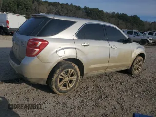 2016 Chevrolet Equinox LS with VIN 2GNALBEK4G1141810, listed as a Copart auction lot 88444225 with 125,288 mi miles and Salvage Title. Bid and sale history available at carsss.com. Image 3.