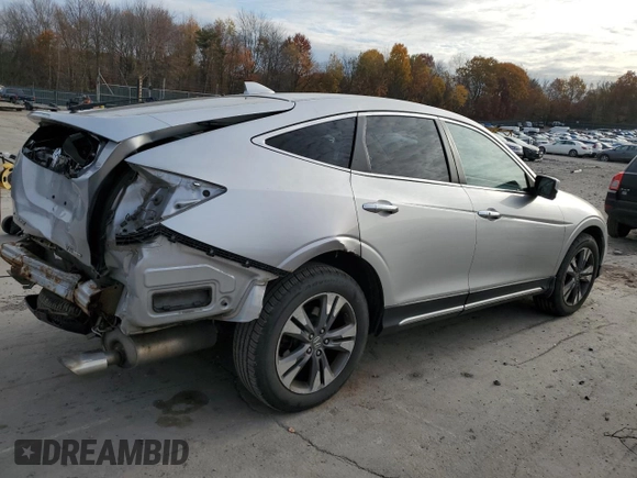 2013 Honda Crosstour EX-L with VIN 5J6TF2H57DL004746, listed as a Copart auction lot 77997274 with 0 mi miles and Salvage Title. Bid and sale history available at carsss.com. Image 3.