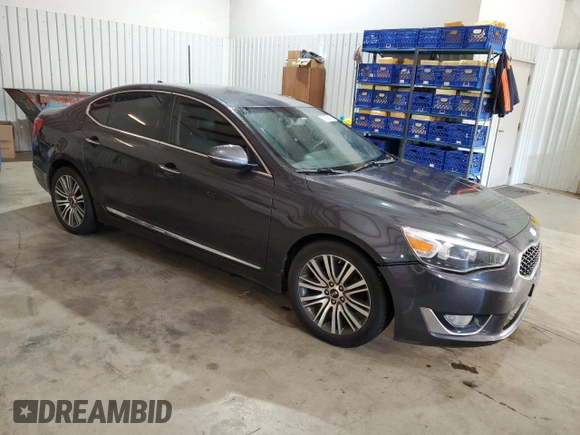 2014 Kia Cadenza Premium with VIN KNALN4D74E5147748, listed as a Copart auction lot 77889914 with 170,704 mi miles and Clean Title. Bid and sale history available at carsss.com. Image 4.