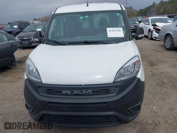 2019 Ram ProMaster City Cargo Tradesman z VIN ZFBHRFAB1K6M31770, wystawiony jako IAAI lot #41123546 z przebiegiem 75 517 mil mil oraz . Historia ofert i sprzedaży dostępna na DreamBid. Obrazek 12.